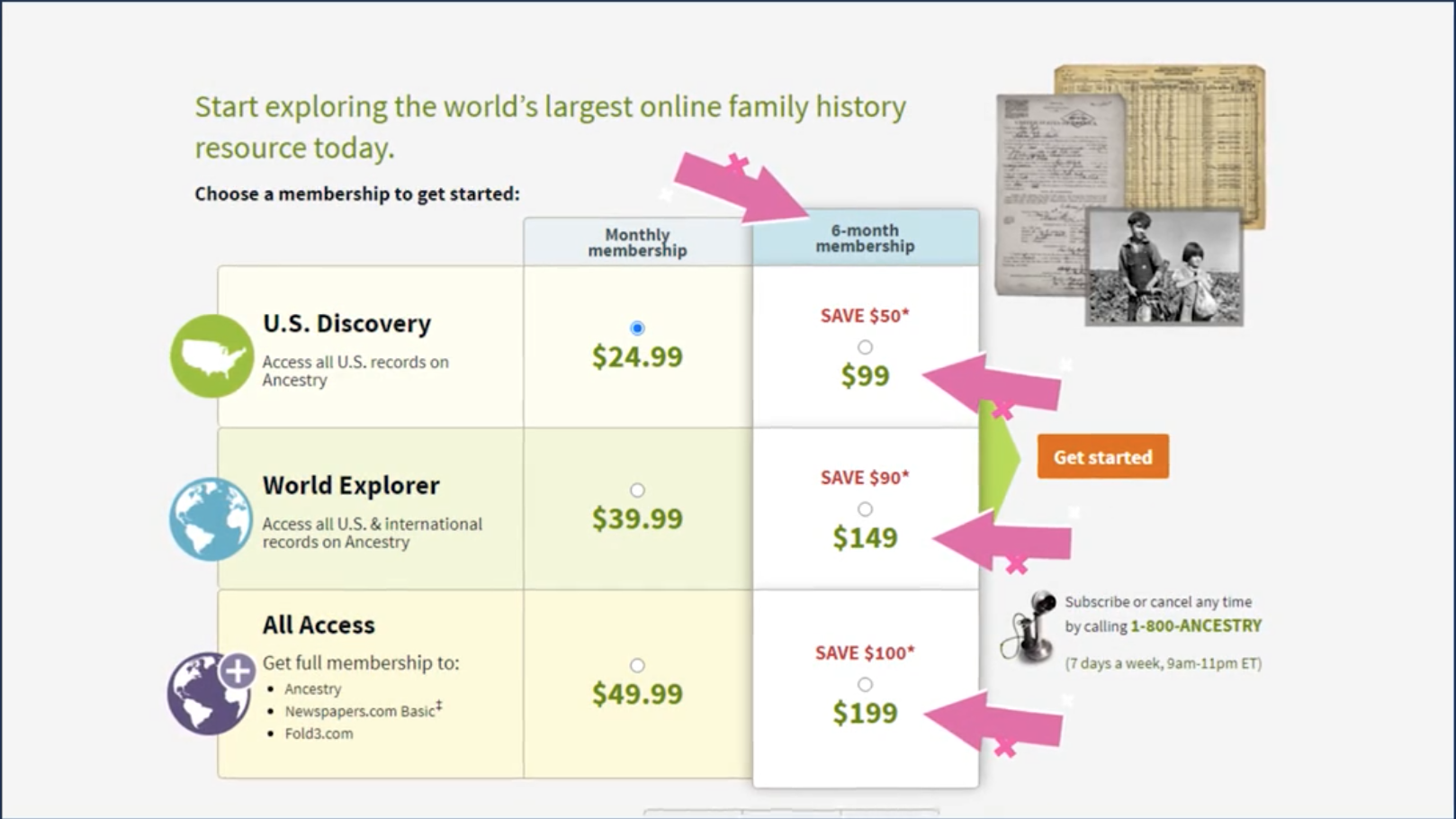 world explorer plus membership ancestry